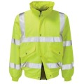Personalised Hi Vis Bomber Jacket in Yellow