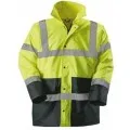 Custom Two Tone Hi Vis Jacket - Yellow and Blue