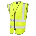 Custom Printed Vis Vest with pockets Custom Printed Vis Vest with pockets