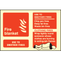 Fire blanket sign