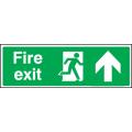 Fire exit up sign Fire exit up sign
