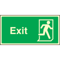 Exit right symbol sign