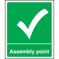 Assembly point sign