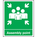 Assembly point EEC sign