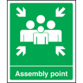 Assembly point EEC sign