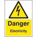 Danger electricity sign