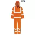 Hi vis Waterproof Coverall Orange