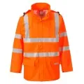 Waterproof Flame Proof Hi Vis Coat Portwest Fr41