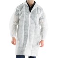 Disposable Coat Polypropelene White