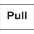 Pull sign Pull sign