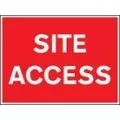 Site access sign Site access sign