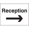 Reception arrow right sign