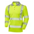 Leo Hivis Long Sleeved Polo Shirt Coolviz P08 Leo Hivis Long Sleeved Polo Shirt Coolviz P08