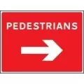 Pedestrians right sign Pedestrians right sign