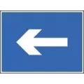 One way arrow sign