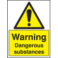 Dangerous substances sign Dangerous substances sign