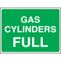 Gas cylinder full sign