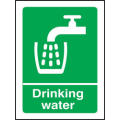 Drinking water sign