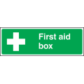 First aid box sign