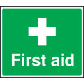 First aid sign First aid sign
