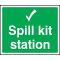 Spill kit station sign