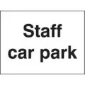 Staff Car Park sign