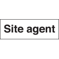 Site agent sign