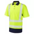 Leo Coolviz Two Tone Hivis Polo Shirt P11 Leo Coolviz Two Tone Hivis Polo Shirt P11