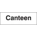 Canteen sign