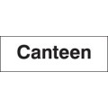 Canteen sign