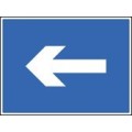 One way arrow sign