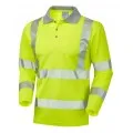 Leo Hivis Long Sleeved Polo Shirt Coolviz P08