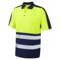 Leo Coolviz 2 Colour Hivis Polo Shirt P10