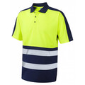 Leo Coolviz 2 Colour Hivis Polo Shirt P10