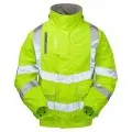Pulsar Padded Yellow Hi Vis Bomber Jacket PR91