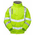 Pulsar Padded Yellow Hi Vis Bomber Jacket PR91