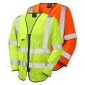 Long Sleeve Hi Vis Vest With Pockets