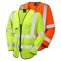 Long Sleeve Hi Vis Vest With Pockets