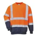 Two Tone Hi-Vis Sweatshirt B306