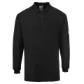 Portwest FR10 Anti-Static Long Sleeve Polo Shirt