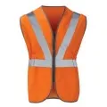 Custom printed Pull Apart Hi Vis Railway vest Waistcoat