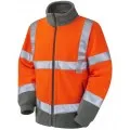 Orange Hi Vis Fleece Railway spec