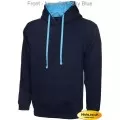 Uneek UC507 Contrast Hooded Sweatshirt Uneek UC507 Contrast Hooded Sweatshirt