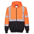 Portwest B315 Hi-Vis Two-Tone Zipped Hoodie