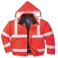 Red Hi Vis Bomber Jacket Portwest S463