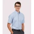 Mens Pinpoint Oxford Half Sleeve Shirt
