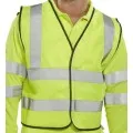 Hi Vis short length vest HVW101Y
