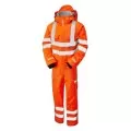 Pulsarail Waterproof Orange Hi Vis Coverall PR505 Pulsarail Waterproof Orange Hi Vis Coverall PR505