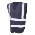 Leo Hi Vis Vest In Navy W05 Leo Hi Vis Vest In Navy W05