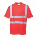 Red Hi Visibility Tee Shirt Portwest S478 Red Hi Visibility Tee Shirt Portwest S478